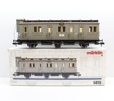 Märklin 5815 Spur1 Abteilwagen 4.Kl KPEV Innenbeleuchtung Figuren mb25 lf3072
