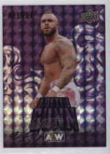 2024 Upper Deck Allure AEW Purple Diamond 5/10 Austin Gunn #8 18dh