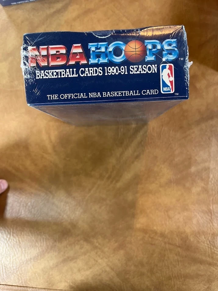1990-91 NBA Hoops Series 1 Box 36 Packs Factory Sealed Jordan Menendez Brothers - Image 2 of 4