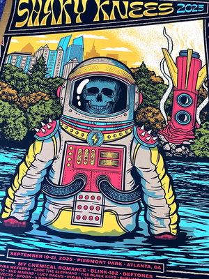 AUTHENTIC Shaky Knees Festival Poster 2025 AP S/N Blink 182 THE