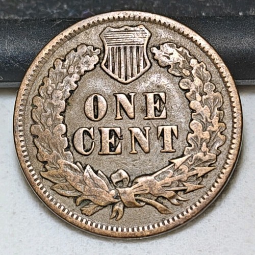 1871 INDIAN HEAD CENT CIRCULATED PENNY SEMI KEY DATE! - Picture 3 of 4