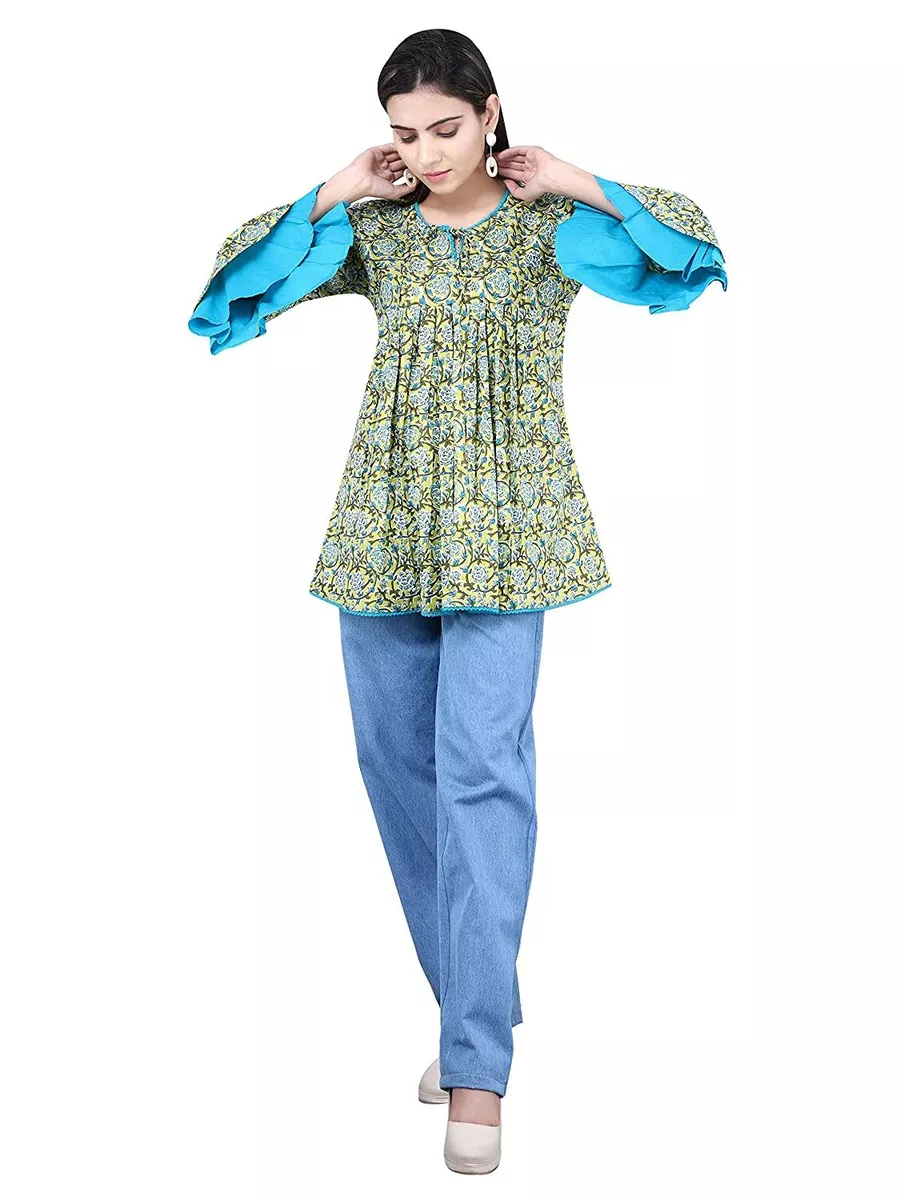 Vastraghar kurta set for women with palazzo party wear Indian kurti Tunic  tops set for women with trousers pants at Amazon Women's Clothing store