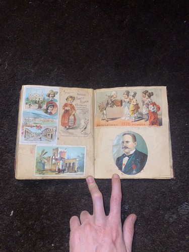Antique Victorian Epherma Trade Card Die Cut Scrapbook Album Craft Upcycle - Picture 16 of 20