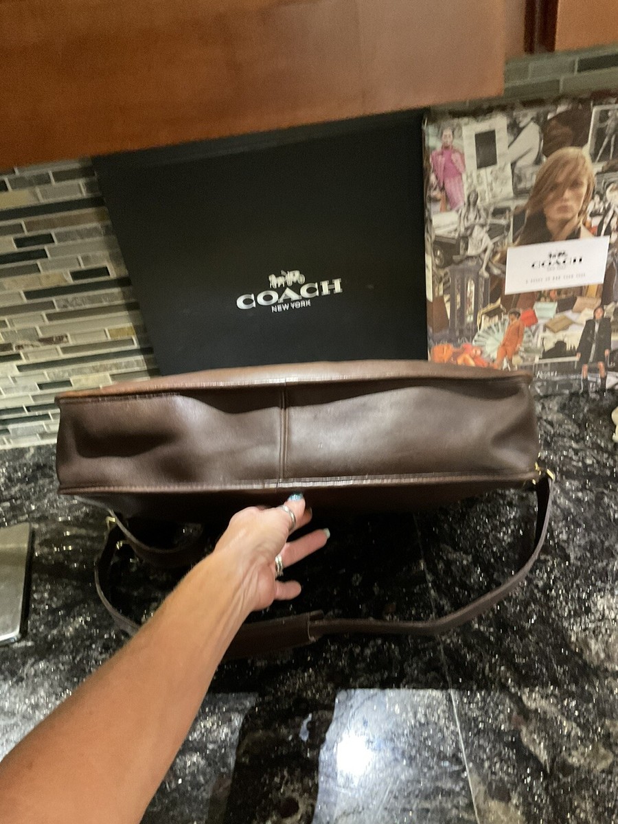 Vintage Coach Monroe Glovetanned Leather Briefcase Crossbody
