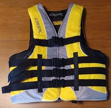 DBX Life Vest Yellow/Gray Adult Large/X-Large Model 1693