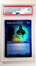 MTG Magic the Gathering LOTR Lord of Rings Foil Elrond Lord of Rivendell PSA 9
