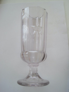 Goblet World's Fair Philadelphia Souvenir Commemorate US Centennial 1776-1886 7"