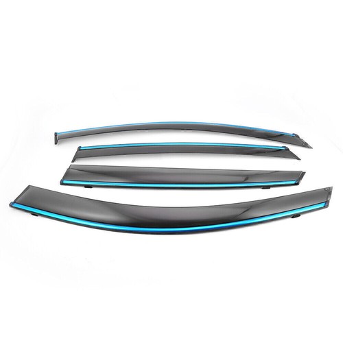 VISERAS PARA VENTANA HONDA ACCORD 2018-2021 10a generación con clip cromado ajuste protector contra la lluvia - Imagen 10 de 12