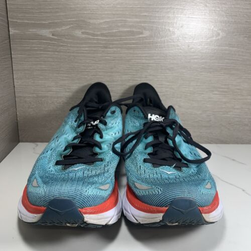 Hoka Clifton 8 Running Shoe Teal Men US 9.5 D - Picture 2 of 14
