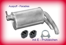 Endschalldämpfer Auspuff für Seat Alhambra1.9TDi (7V8,7V9) 90-110PS ab 06/00+Kit