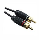 Rca Stereo Patch Cables with Gold Rca