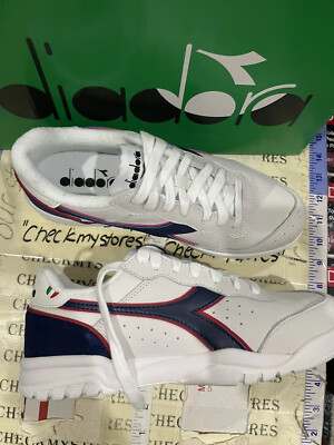 Diadora Maverick Americana White Navy Red Mens 1179529 Size 9US/42/8.5 UK
