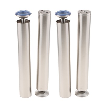 4pcs Stainless Steel Furniture Legs Feet For Cabinets Tables Desks