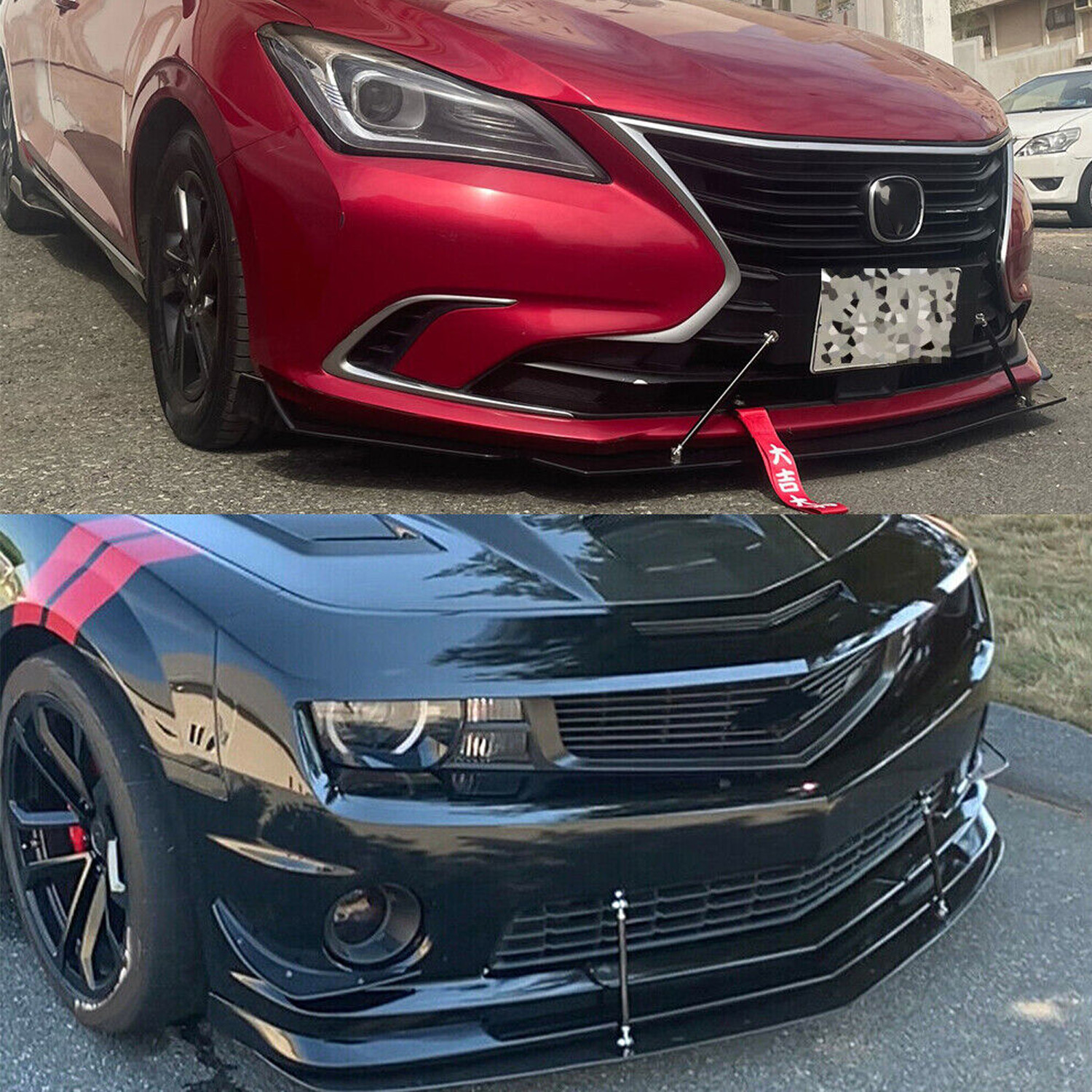 For Ford For Mustang 2010-2014 Front Bumper Lip Spoiler Splitter Diffuser US