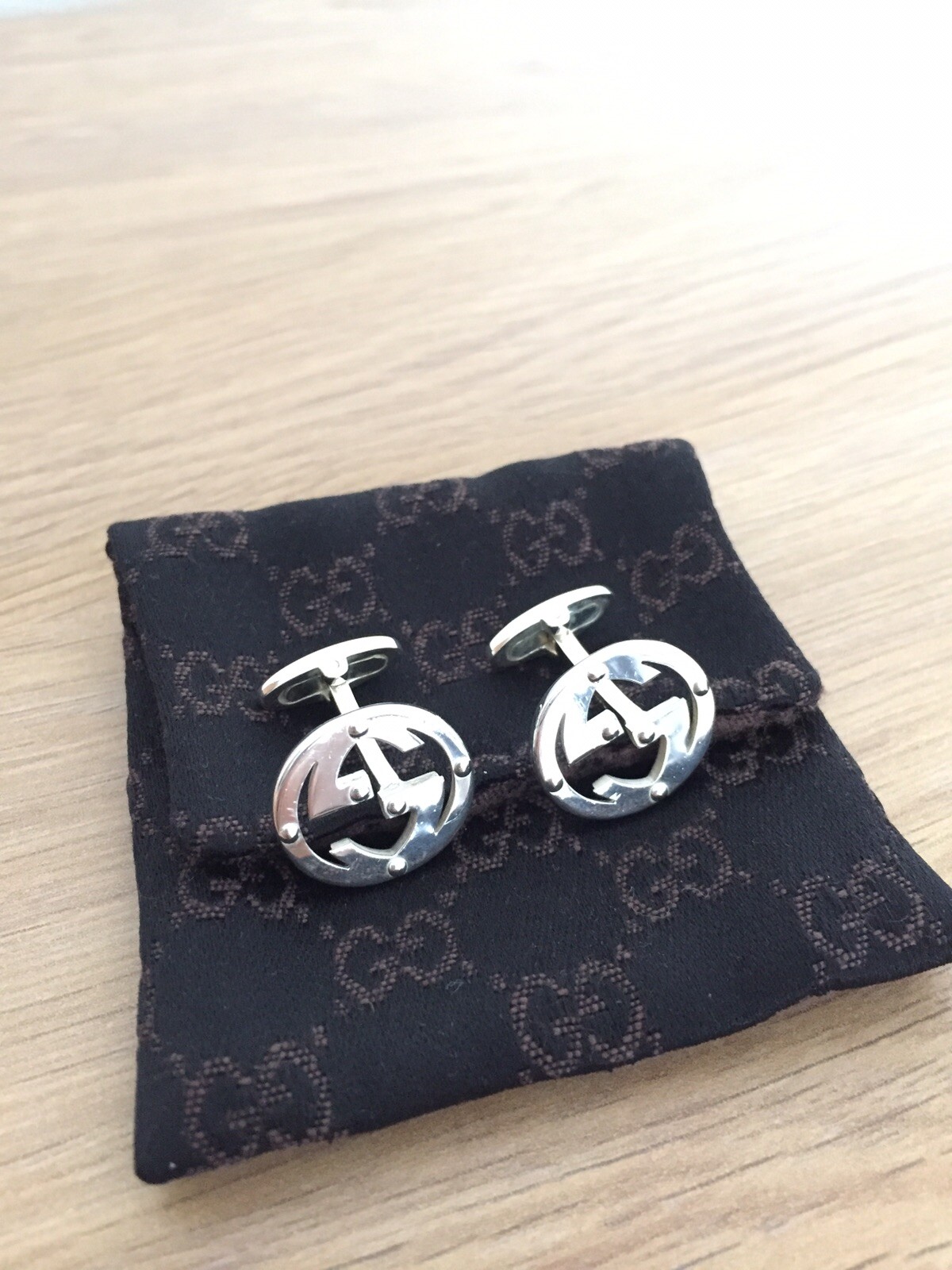Gucci Interlocking Cufflinks - image 8