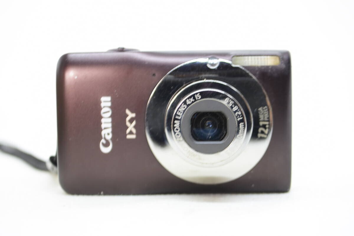 【ジャンク】Canon IXY 200F ブラウン Canon IXY 200F Brown 12.1 MP Compact Digital Camera Working