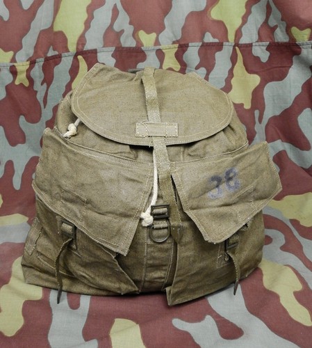 Zaino sacca borsa militare tipo tedesco original rucksack German style  haversack | eBay