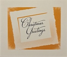 Christmas Card Vintage Madonna Street Ferruzzi Art Religious Barton Cotton 5x4