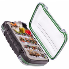 Fly Box, SNOWBEE EASY-VUE WATERPROOF FLY BOX, clear fly box,