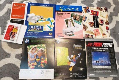 Lot of Photo Paper - Some Sealed Some Opened - For Inkjet Printers 