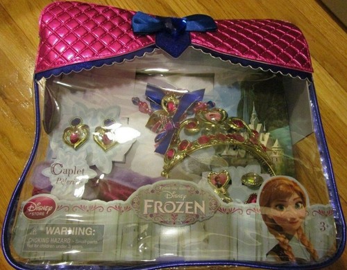 Juego de accesorios de disfraz Frozen Anna Caplet Tiara Disney Store Princesa Halloween - Imagen 2 de 3