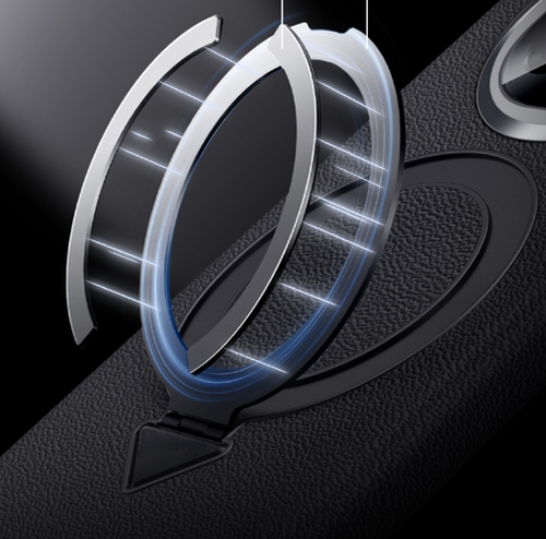 Magnetyczne etui z prawdziwej skóry bydlęcej do OPPO Find N5 Zawias Wspornik Tylna pokrywa - Zdjęcie 6 z 13