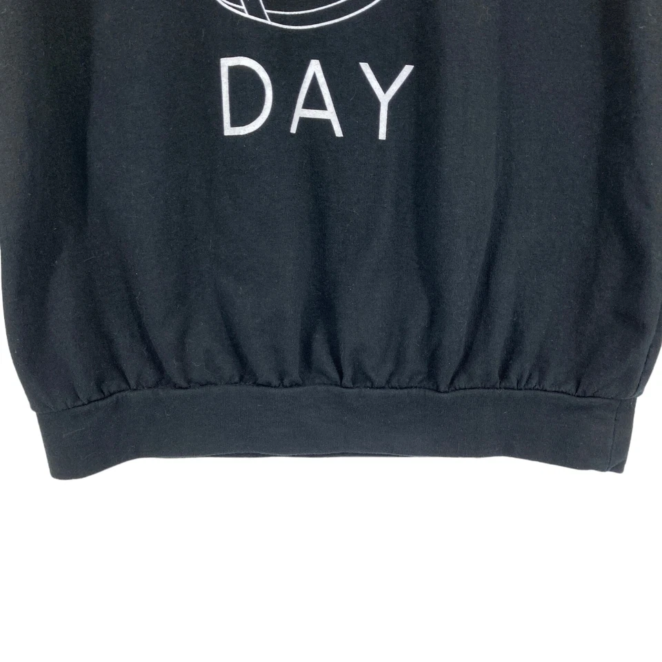 Vince Camuto Game Day Mujer Negro Cuello Redondo Manga Larga Sudadera Talla X-Pequeña Foto 2 de 4