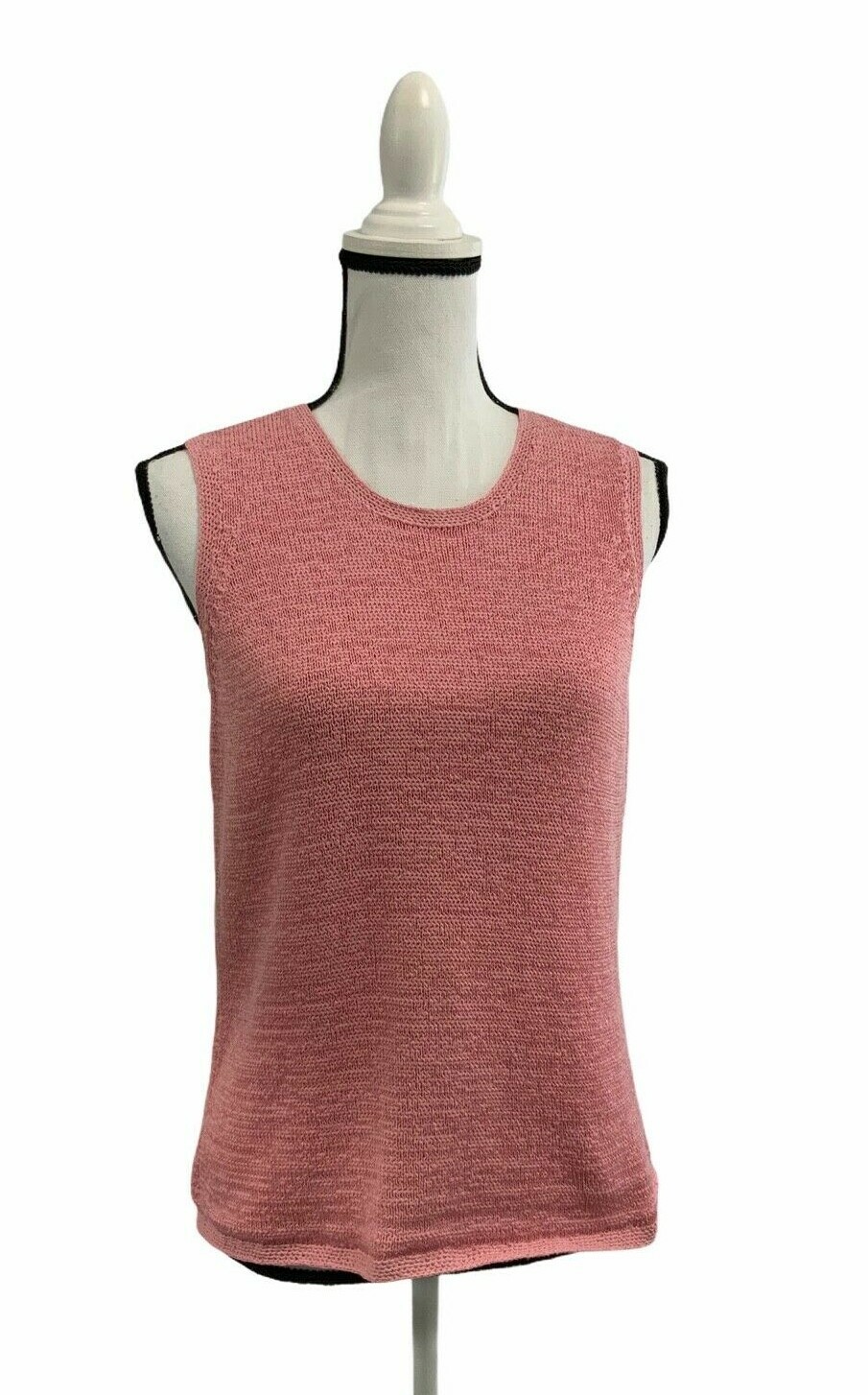 Pendleton Sweater Size Large Sleeveless Pink Poly… - image 2