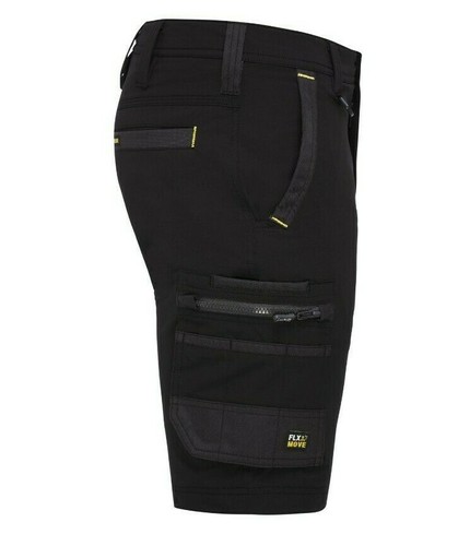 Bisley BSHC1332 Mens Flex & Move 4-Way Stretch Cargo Work Shorts + 10 Pockets - Picture 18 of 23