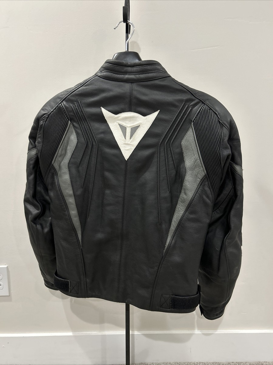 Dainese Super Speed 3 Perforated Leather Jacket Black/White