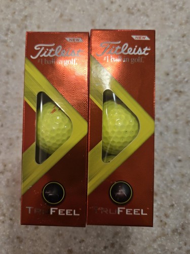 Titelist True Feel Golf Balls (2 Sleves- Yellow)