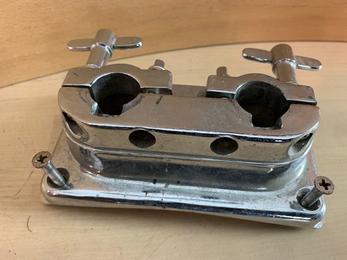 PEARL BB3 BB-3 Bass Drum Double Rack Tom Post Mount Holder Bracket Part Japan - Picture 2 of 4