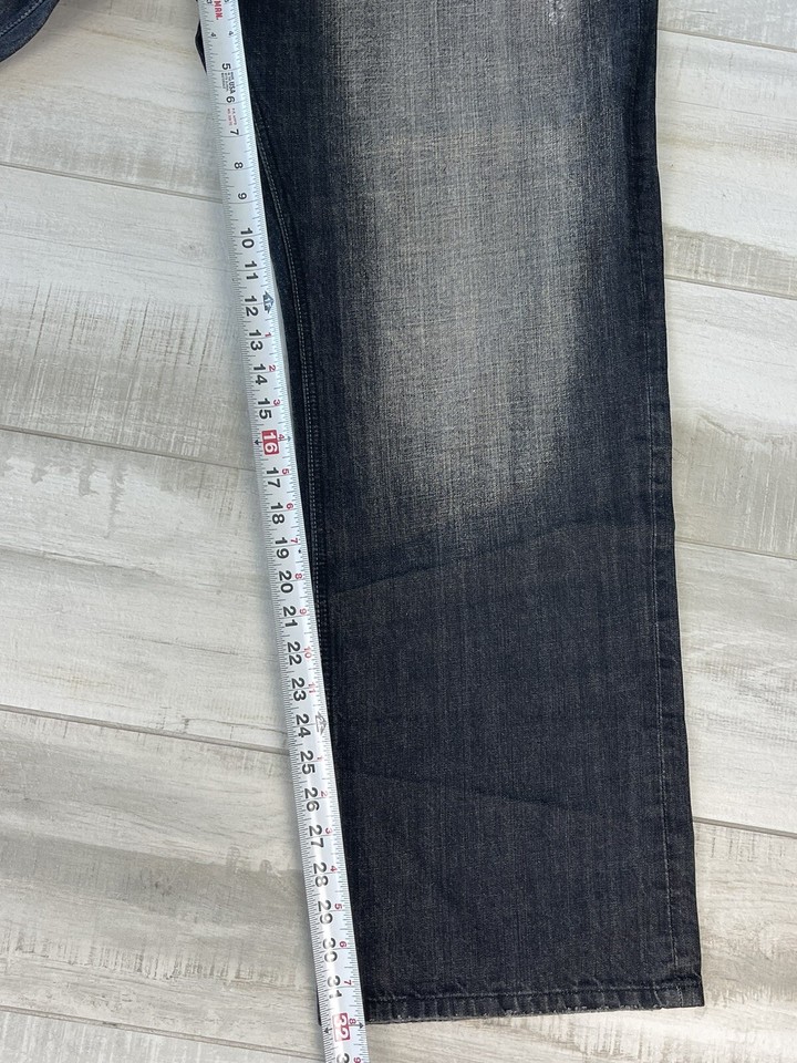 AKADEMIKS BLACK FADED COLOR JEAN VOICE PAINT RN.0100964 NWT Rare! | eBay