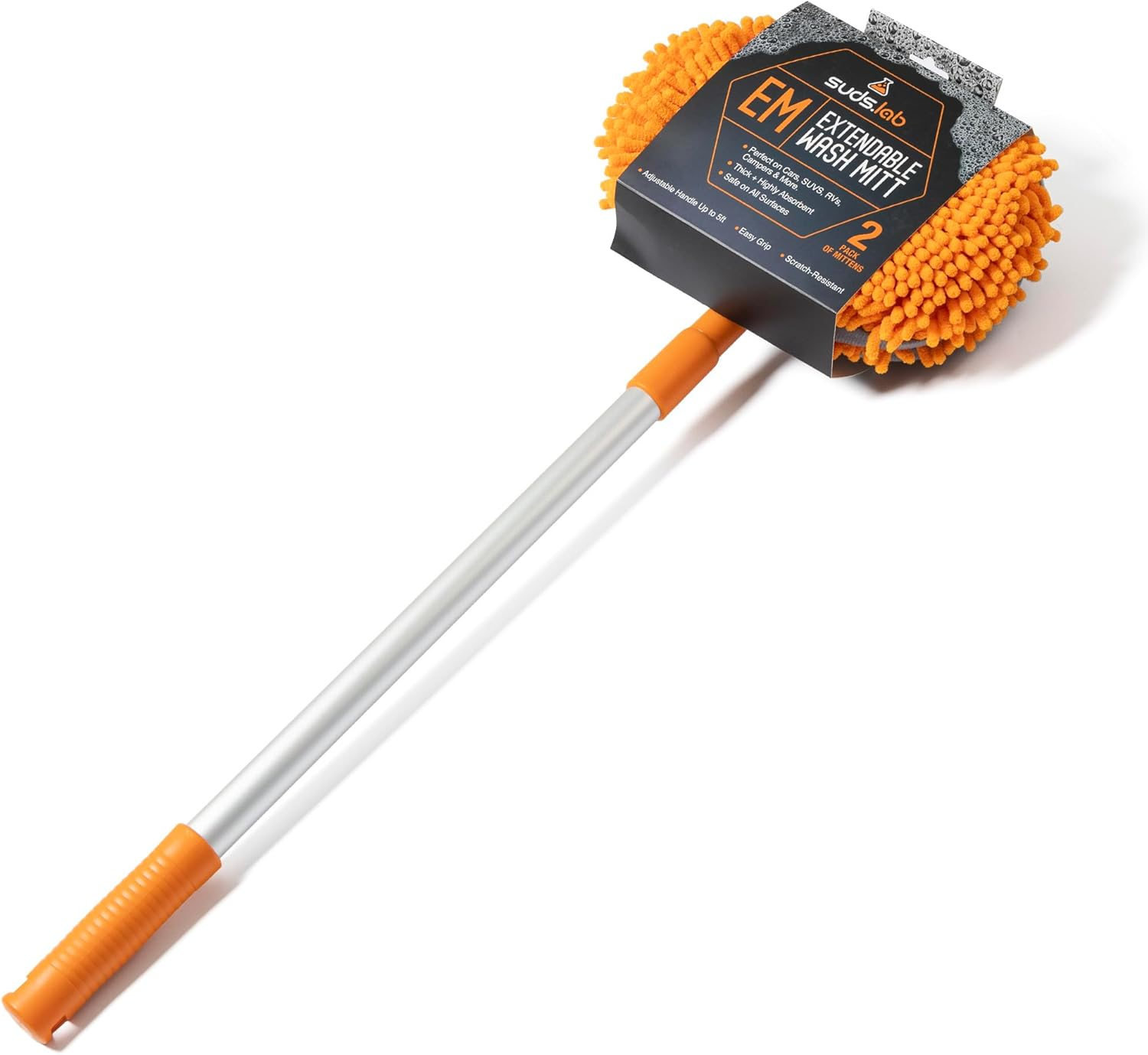 Extendable Microfiber Chenille Cleaning Brush 60