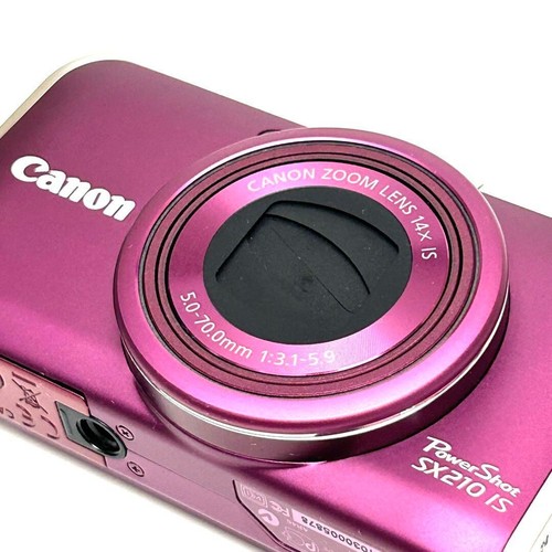 Canon PowerShot SX210 IS lila 14,1 MP Digitalkamera englische Sprache gebraucht JP - Bild 3 von 18
