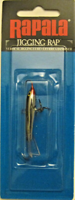 Two (2) Rapala W5S Vertical Jigging Rap Fishing Lure 5/16 Ounce Silver
