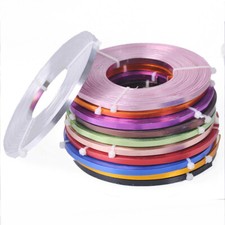 10m/roll 5x1mm Flat Aluminum Soft Metal Wire Jewelry Making Craft Cord