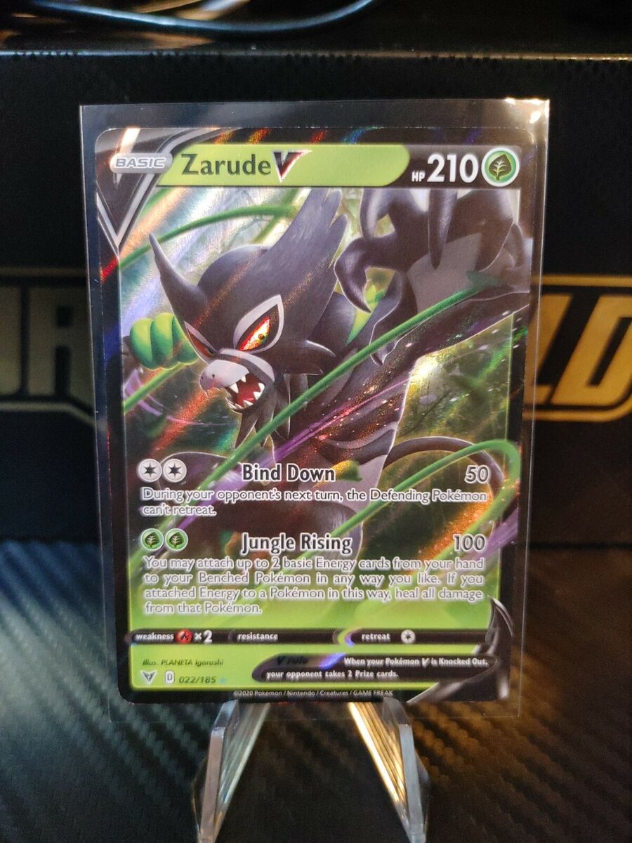 Zarude V 022/185 Vivid Voltage- NM Ultra Rare Full Art Pokémon Card