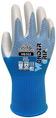 12 x Wonder Grip WG-522W BEE-TOUGH Nitril beschichtete leichte Geschicklichkeitshandschuhe