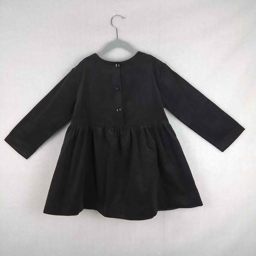 LeLe Kids Size 5 Cotton Corduroy Long Sleeve Dress In Brown - Picture 2 of 11