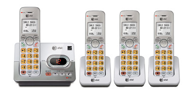 AT&T 4 Handset DECT 6.0 Cordless Answering System with Caller ID/Call Waiting