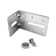 Garage Door Jamb Bracket J6 w/ Fastener 12 Gauge  4-Pack 
