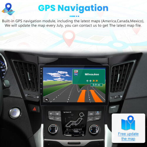 For Hyundai Sonata 2011-2015 Android 13 Apple CarPlay Car Stereo Radio GPS NAVI - Picture 5 of 16