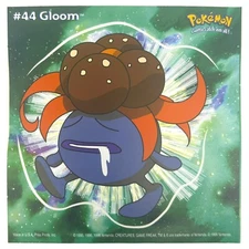 Pokemon Collect 'em Stick-Ups Gloom #44 Large 4” Sticker Priss Prints