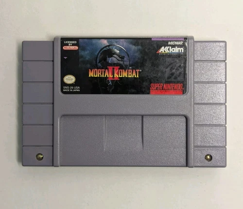 Mortal Kombat II 2 SNES Super Nintendo  Cartridge 
