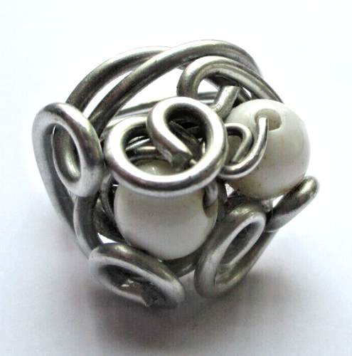 bague de créateur argent onyx cornaline originale