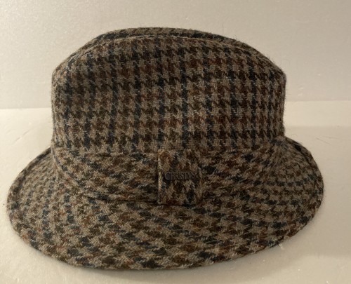 Vintage Christy-Harris Tweed Wood Hat 
