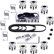 27 Pieces GT2 Timing Belt Pulley Include 8 Ti...