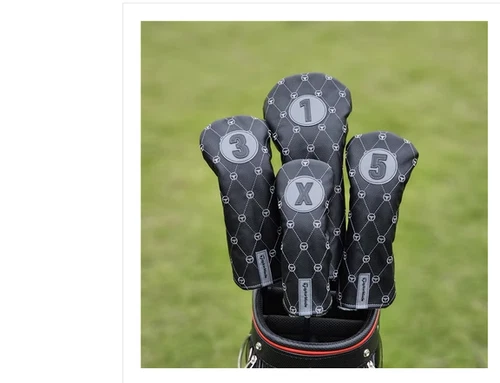 Schwarze Taylormade Golfschläger Headcovers Driver Fairway Hölzer Cover Head Covers Set - Bild 15 von 29
