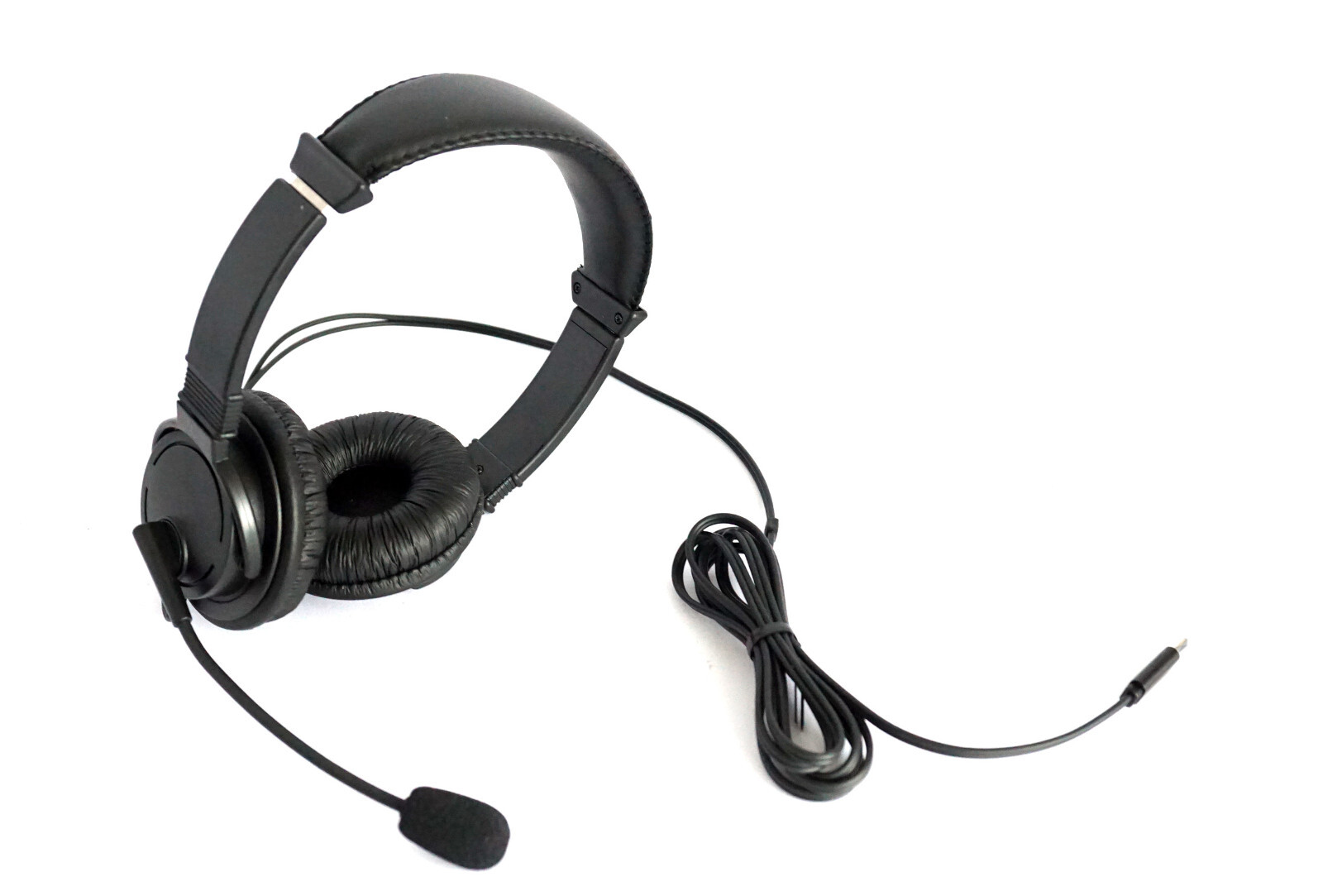 Kensington K97457WW USB-C Binaural OverEar Headset Noise Cancelling Mic USED